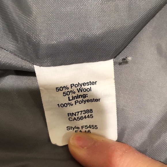 J Crew Pea Coat Peacoat Size 6P 6 Petite Gray Wool Blend - Picture 7 of 11